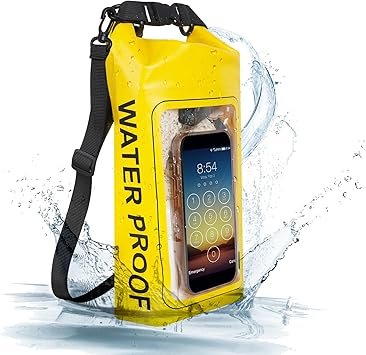 [185673YW] WATER PROOF BOLSA DE ALMACENAMIENTO IMPERMEABLE 2 LTS (AMARILLO)