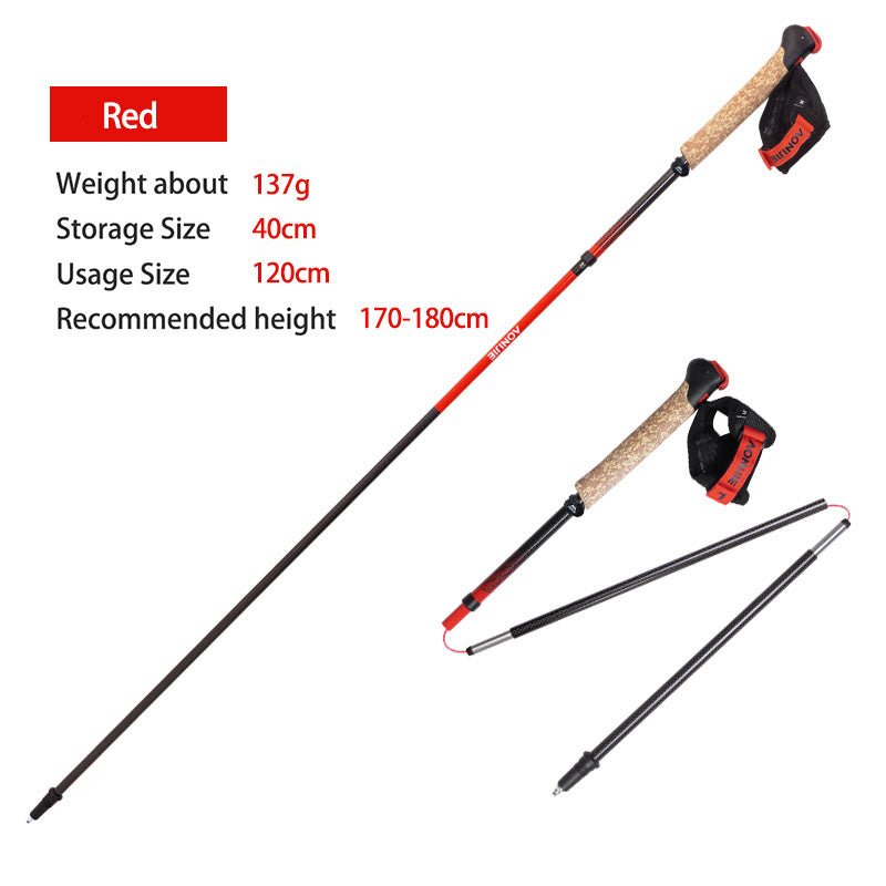 AONIJIE BASTON DE TREKKING (E4218) (120CM) (ORANGE)
