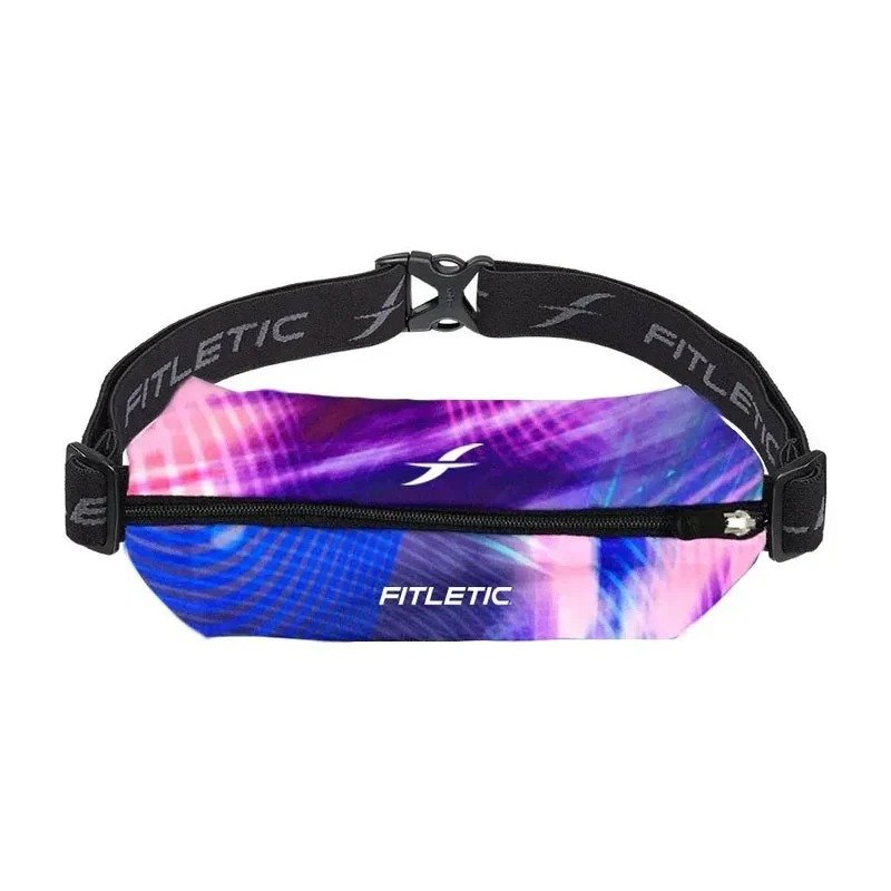RIÑONERA DEPORTIVA FITLETIC MINI PARA CORRER, COLOR MORADO