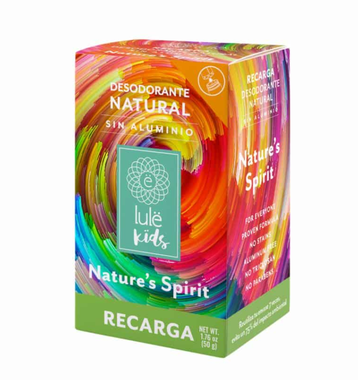 [7862127750410] LULE CARE REGARGA DE DESODORANTE NATURAL LIBRE DE ALUMINIO (NATUR`ES SPIRIT)