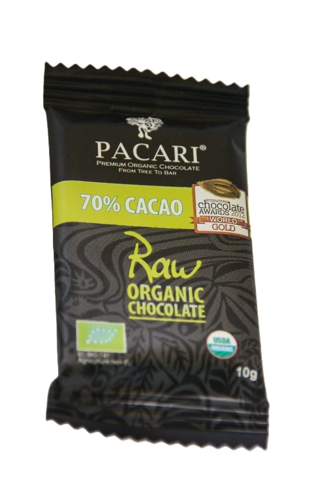 [7862109271681] PACARI MINI BARRA DE CHOCOLATE ORGANICO (70% DE CACAO)