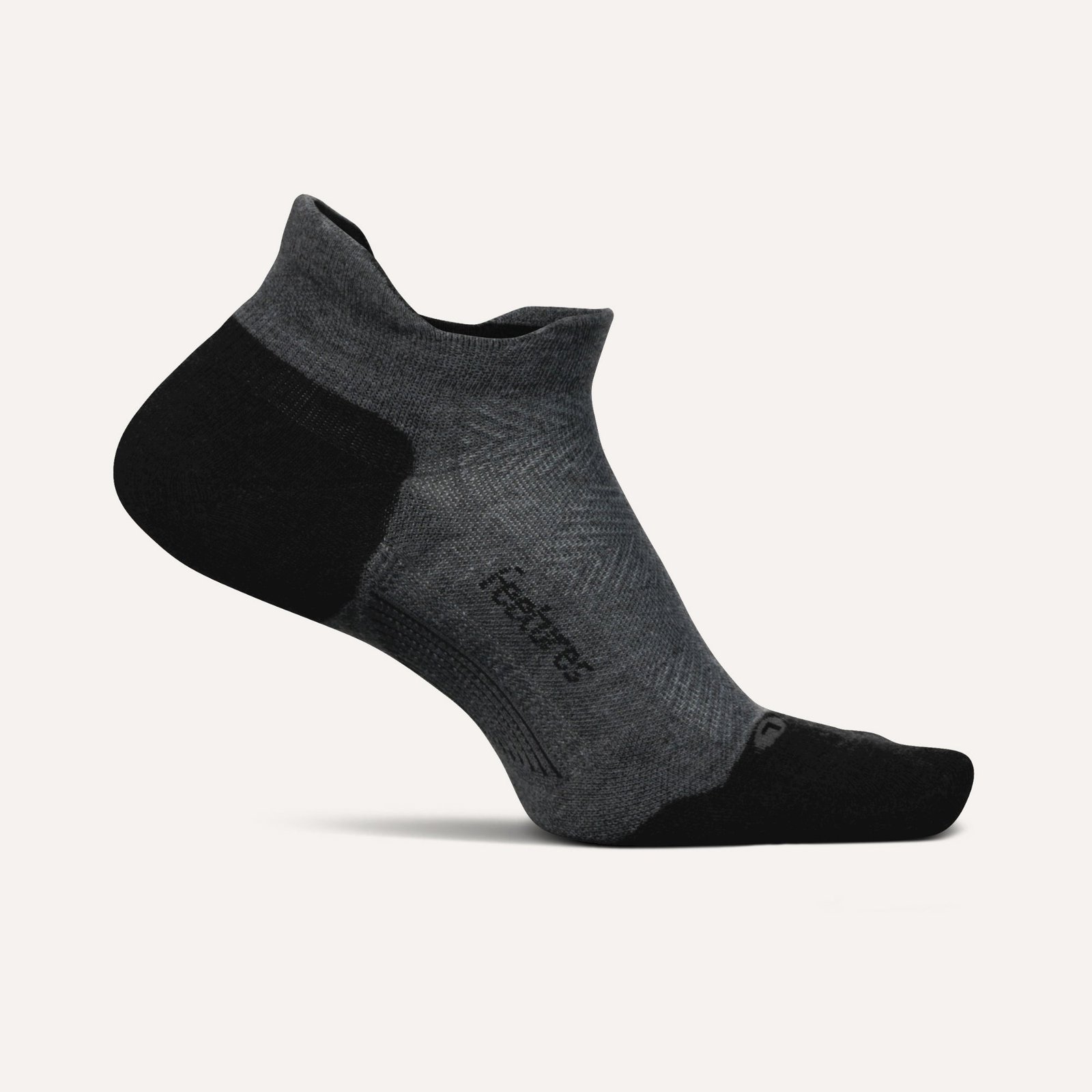 FEETURES CALCETINES ELITE (MAX CUSHION) (CORTO) (S) (GRAY)