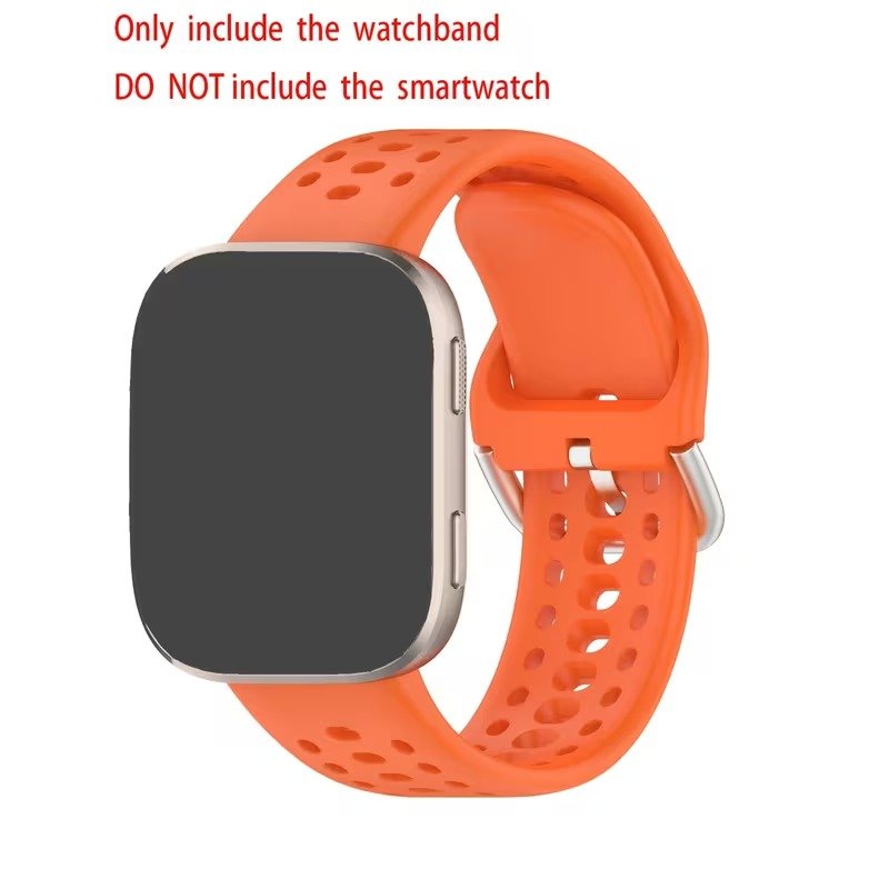 CORREA DE SILICONA DE 22MM PARA RELOJES COROS (ANARANJADO)