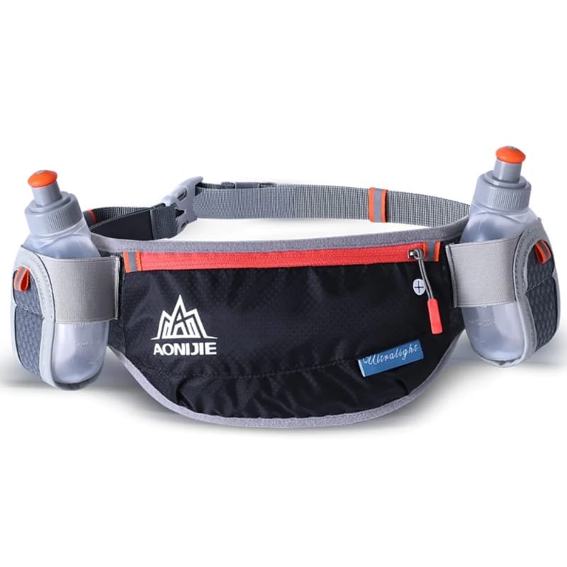 [E882-001] AONIJIE RIÑONERA DEPORTIVA CON 2 PACHONES RIGIDOS 170ml (E882) (NEGRO)