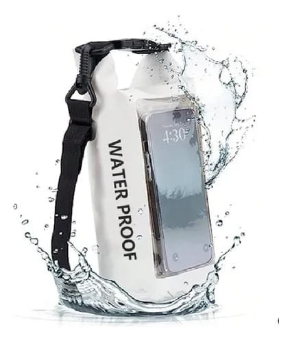 [185673WT] WATER PROOF BOLSA DE ALMACENAMIENTO IMPERMEABLE 2 LTS (BLANCO)