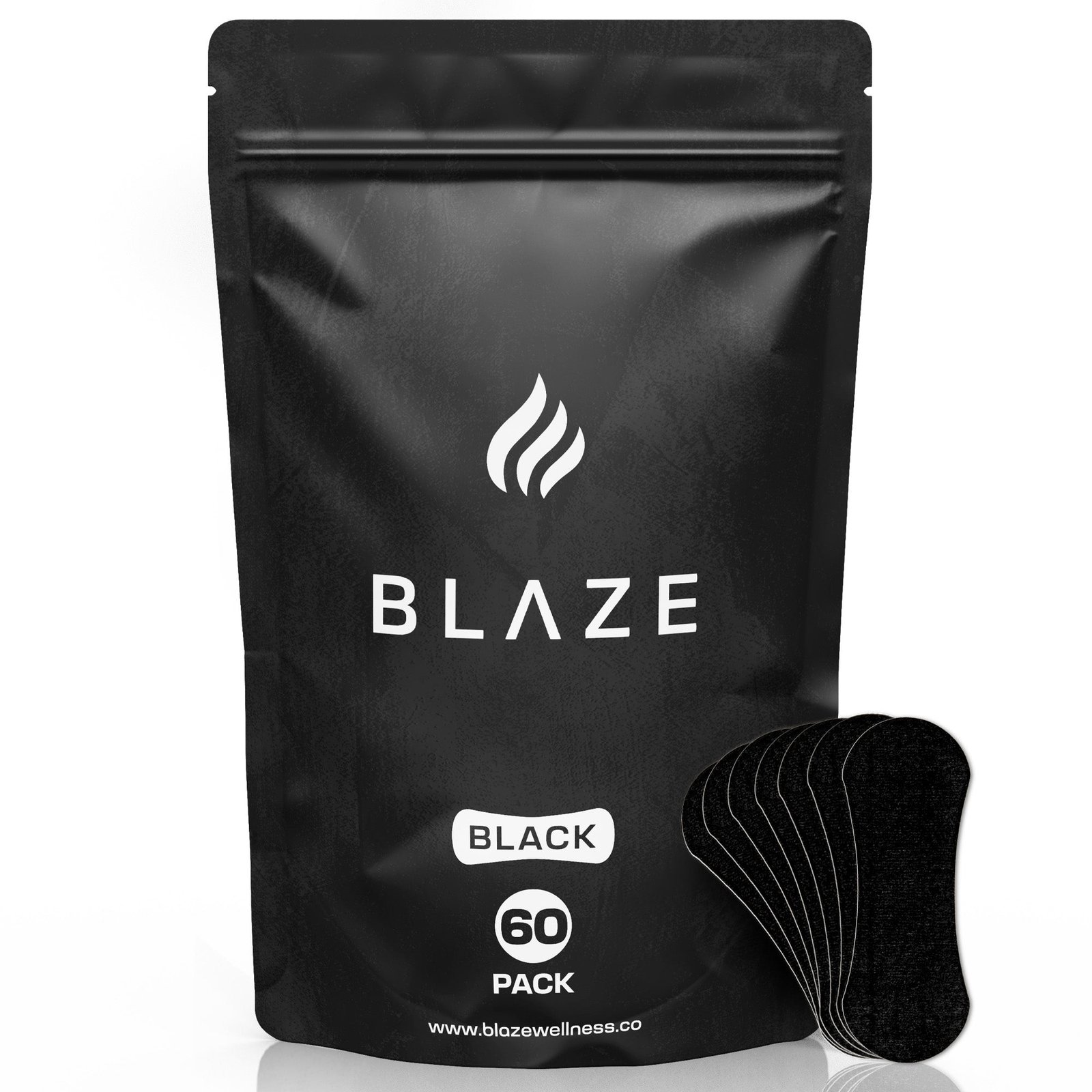 BLAZE TIRAS NASALES 10 UNIDADES COLOR NEGRO