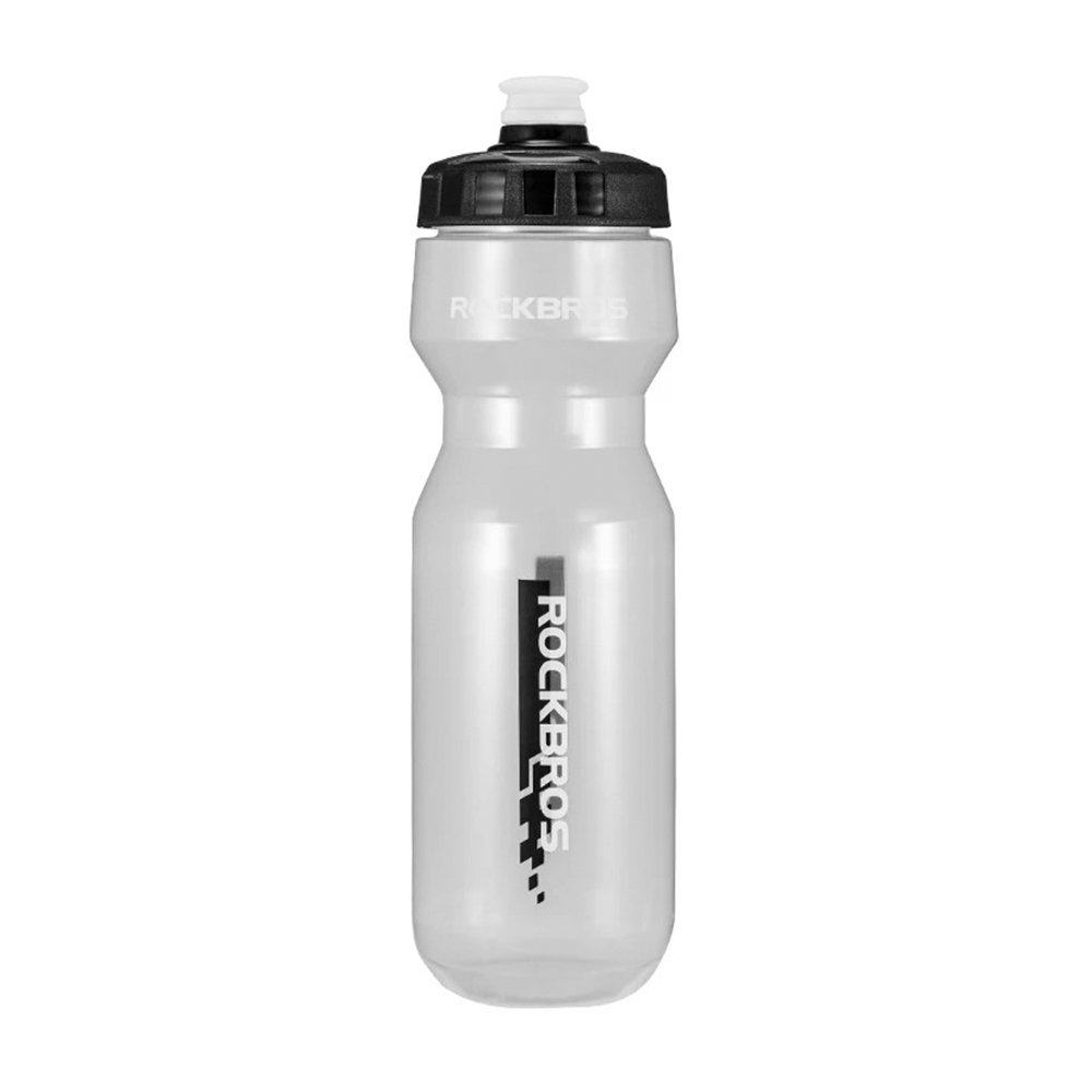 [DCBT69TBK] ROCKBROS BOTELLA RIGIDA PARA CICLISMO 750ml (TRANSPARENTE/NEGRO)