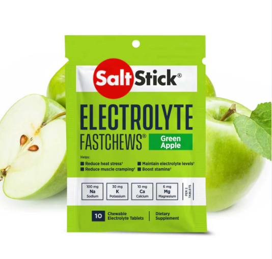 [rev0823] SALTSTICK PASTILLAS DE SAL MASTICABLES 10 CAPS (GREEN APPLE)