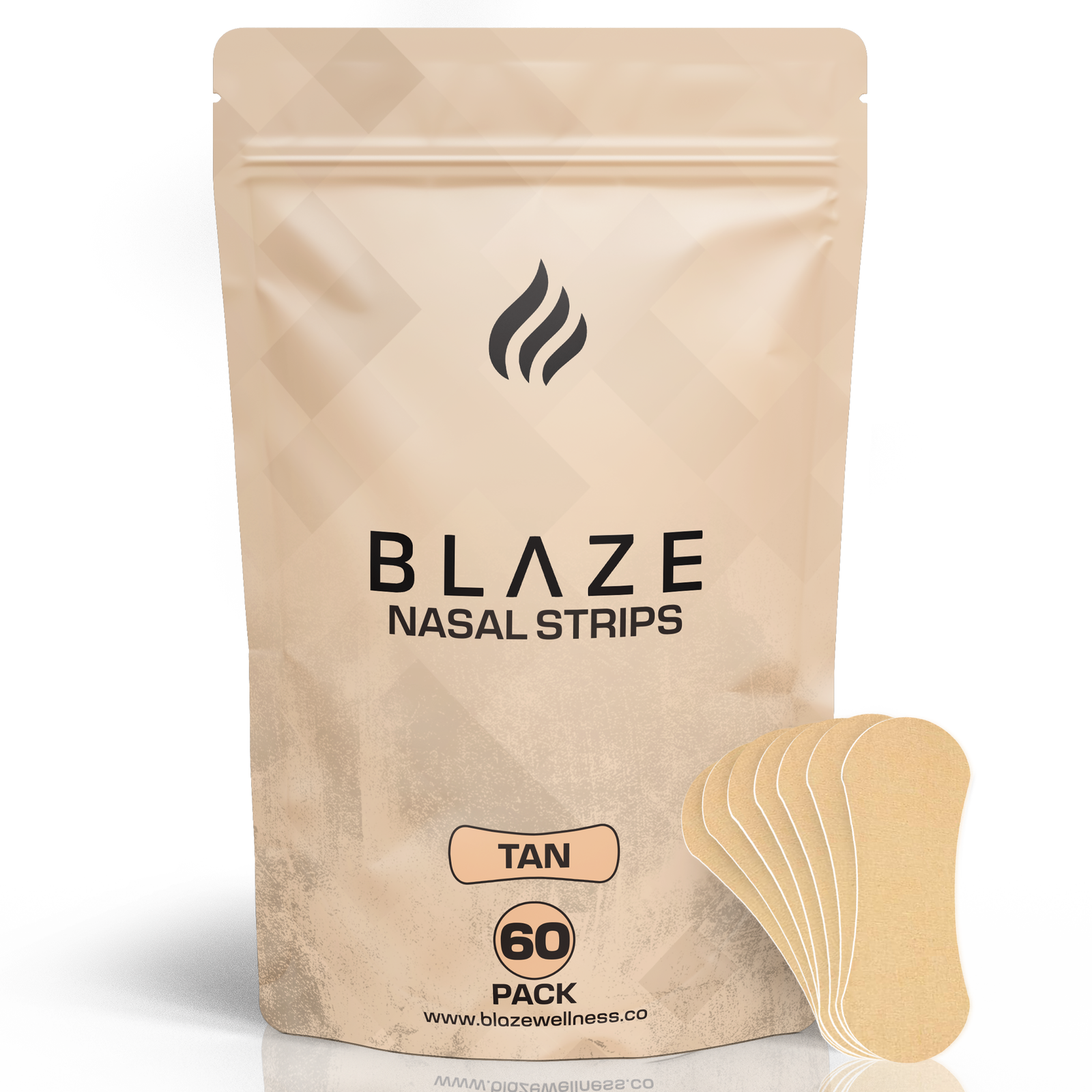 BLAZE TIRAS NASALES 10 UNIDADES COLOR PIEL