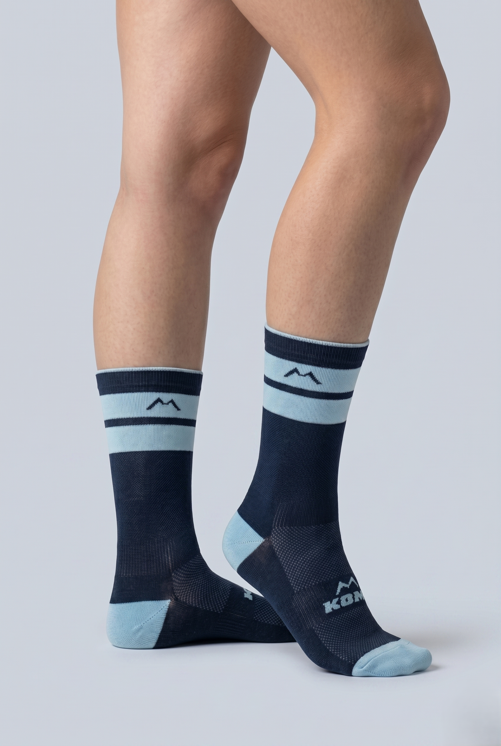 KOM MEDIAS DUO STRIPE (DUO AZUL CELESTE) (34-38)