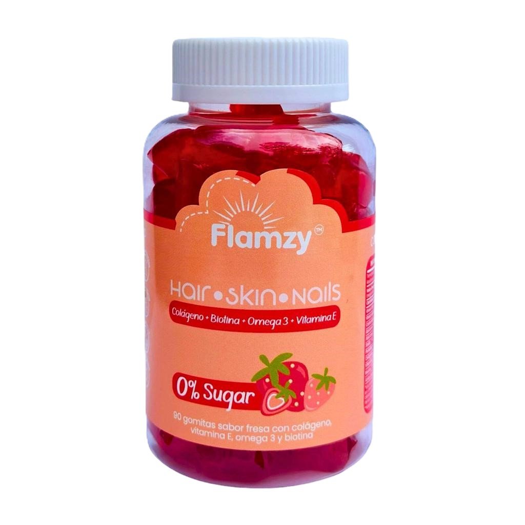 [615629189403] FLAMZY COLAGENO CERO  AZUCAR (FRESA)