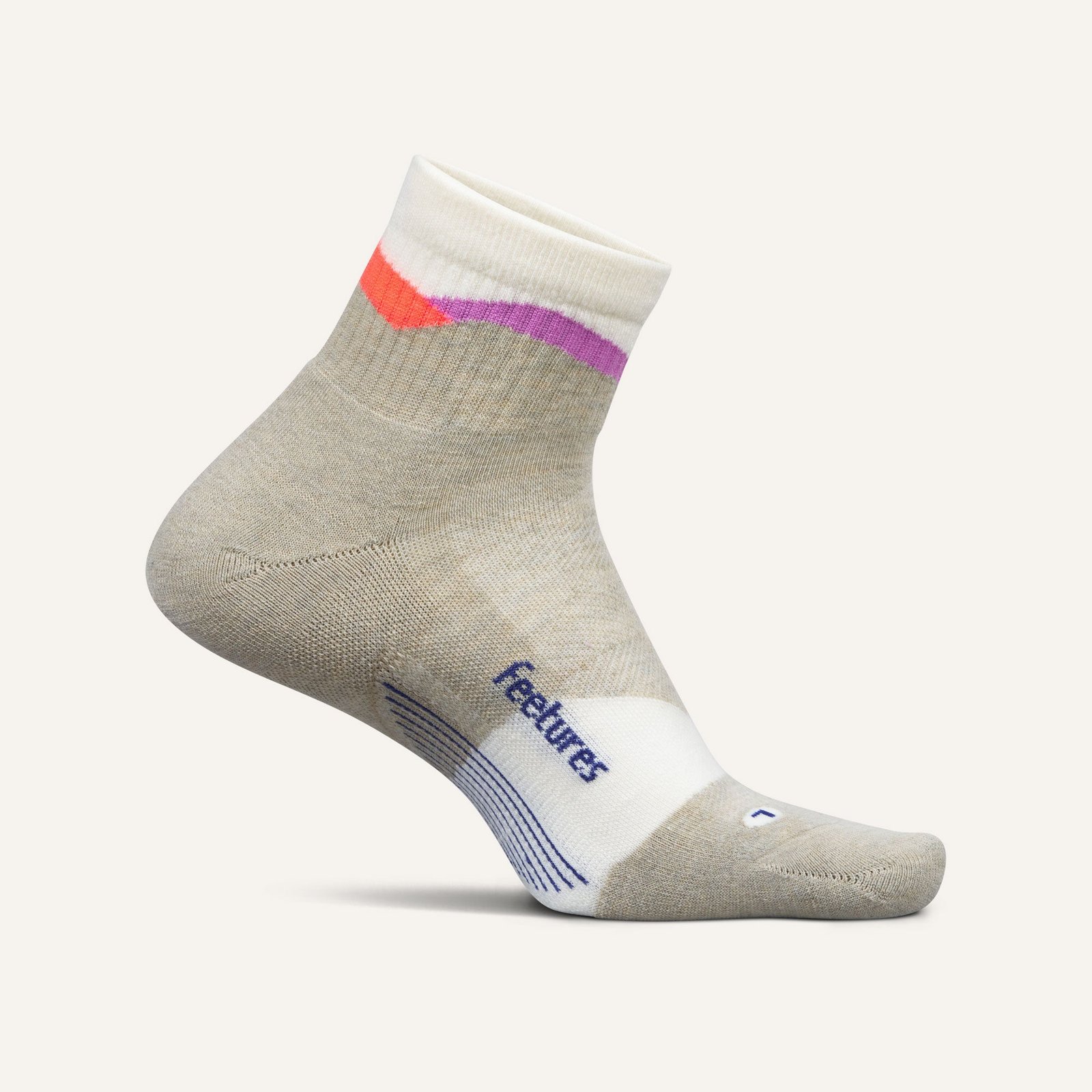 FEETURES CALCETINES TRAIL (MAX CUSHION) (MEDIO) (M) (MOUNTAIN HIGH CREAM)