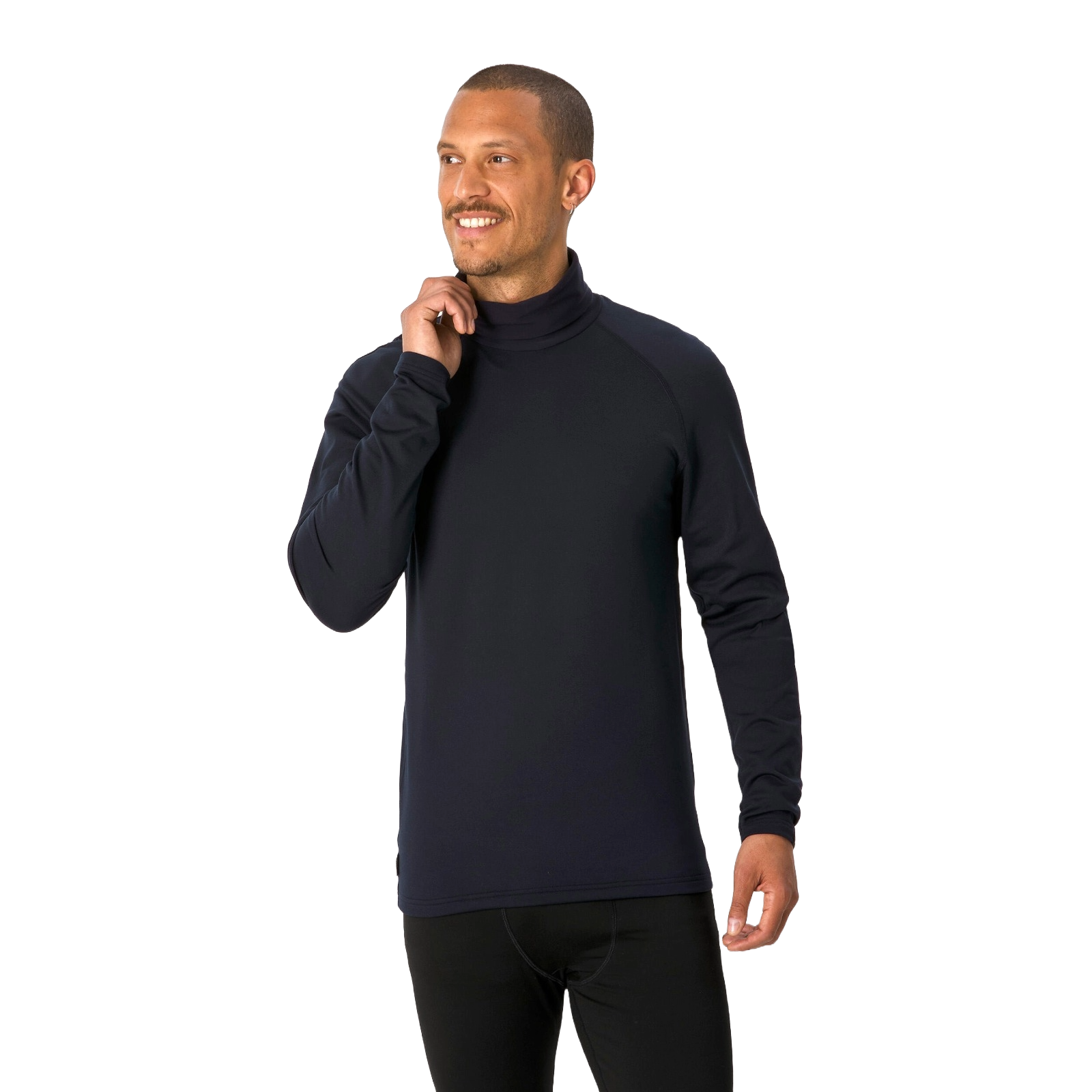 DECATHLON CAMISA MANGA LARGA TERMICO PARA CABALLERO (NEGRO) (XXL)