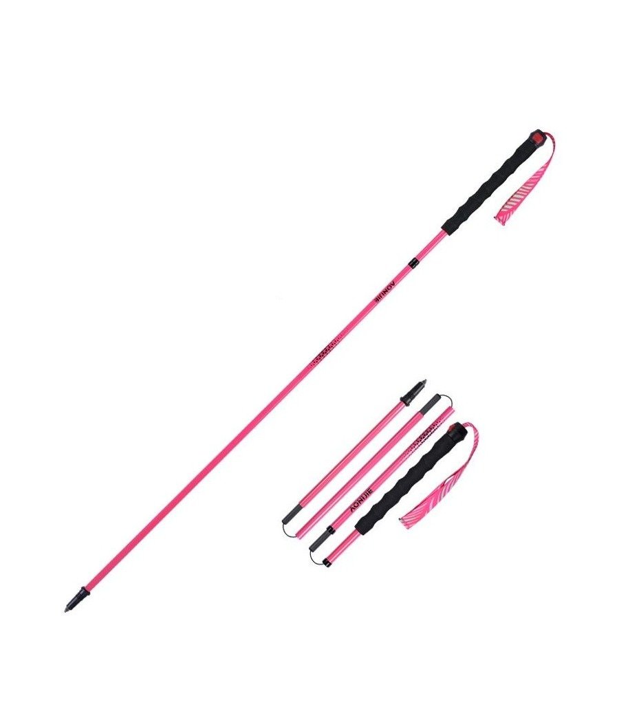 AONIJIE BASTON FIBRA DE CARBONO (E4250) ROSADO - 120CM