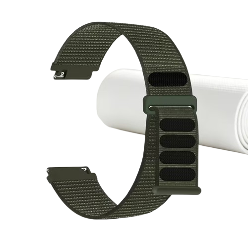 CORREA DE NAILON DE 22MM PARA RELOJES PARA COROS (VERDE MUSGO)