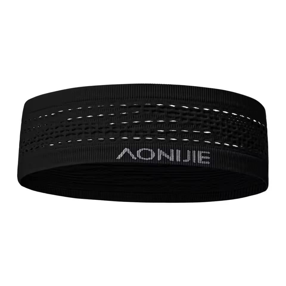 AONIJIE BANDA PARA EL SUDOR TRANSPIRABLE - NEGRO (E4423)