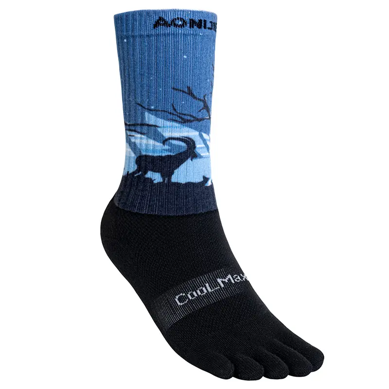 AONIJIE CALCETINES DE DEDITOS COOLMAX (S) (ANTELOPE) (ALTO) (E4843)