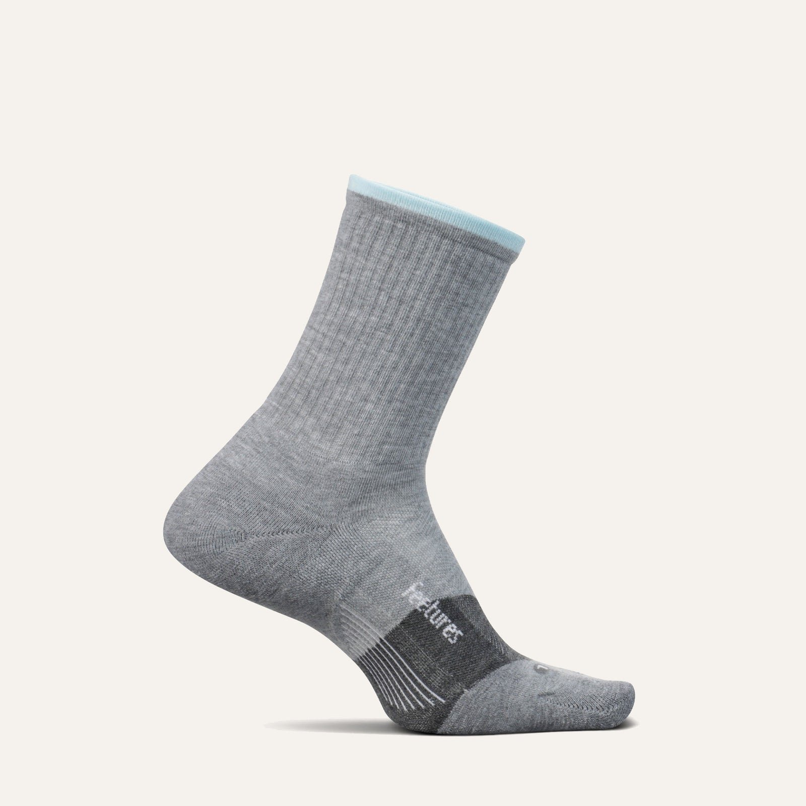 FEETURES CALCETINES TRAIL (MAX CUSHION) (LARGO) (S) (LIGHT GRAY)
