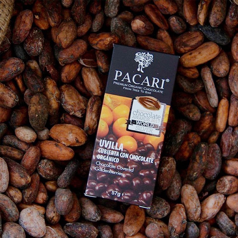 PACARI SNACK ORGÀNICO CUBIERTA CON CHOCOLATE
