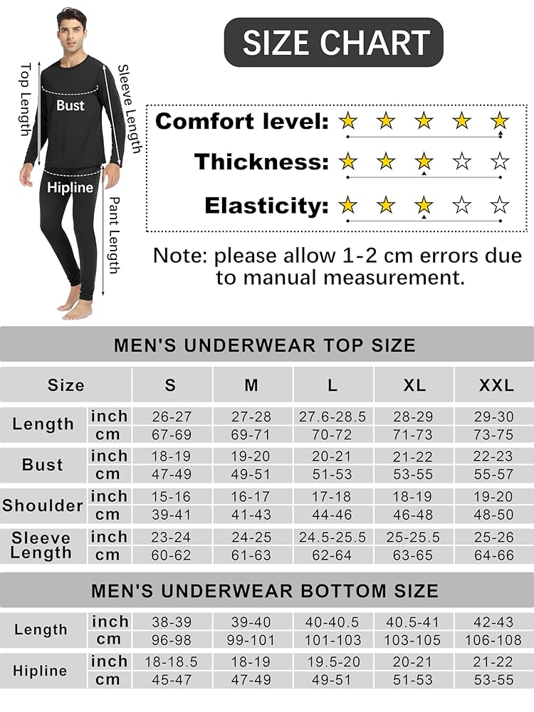 THERMAJOHN CONJUNTO TÈRMICO ULTRA SUAVE PARA CABALLERO