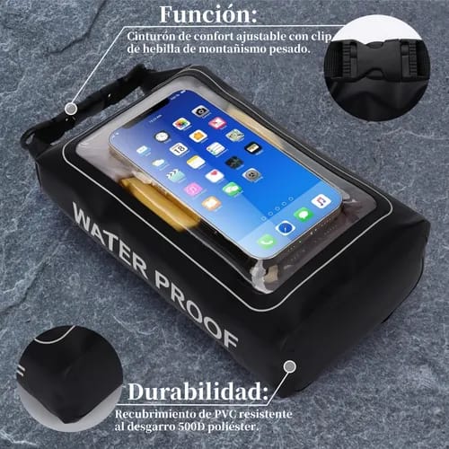 WATER PROOF BOLSA DE ALMACENAMIENTO IMPERMEABLE 5 LTS