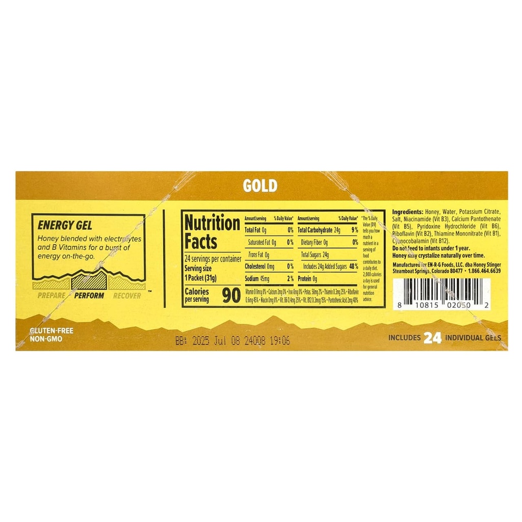 HONEY STINGER ENERGY GEL