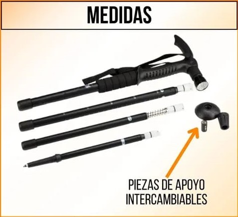 BUBUDA BASTÓN AJUSTABLE