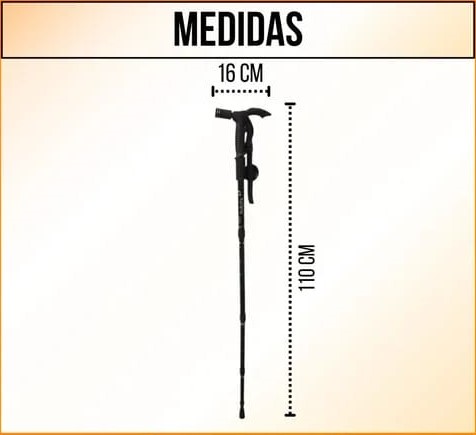 BUBUDA BASTÓN AJUSTABLE