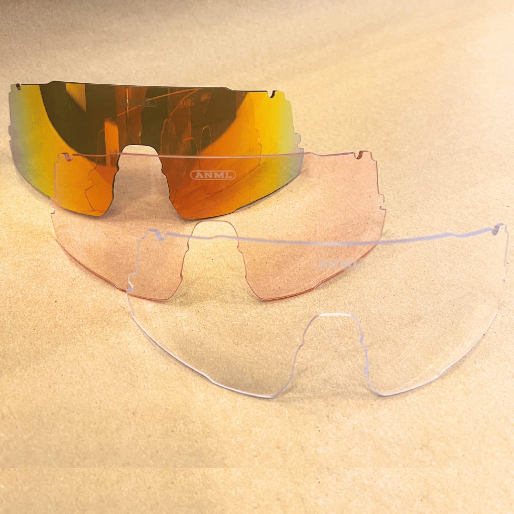 ANML LENTES POLICARBONATO COMPLETO REVO ROJO
