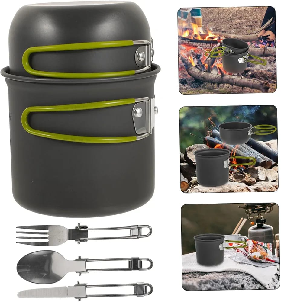 JUEGO DE VAJILLA DE COCINA PARA ACAMPAR