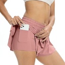 SHORT CON LICRA DEPORTIVO PARA DAMA