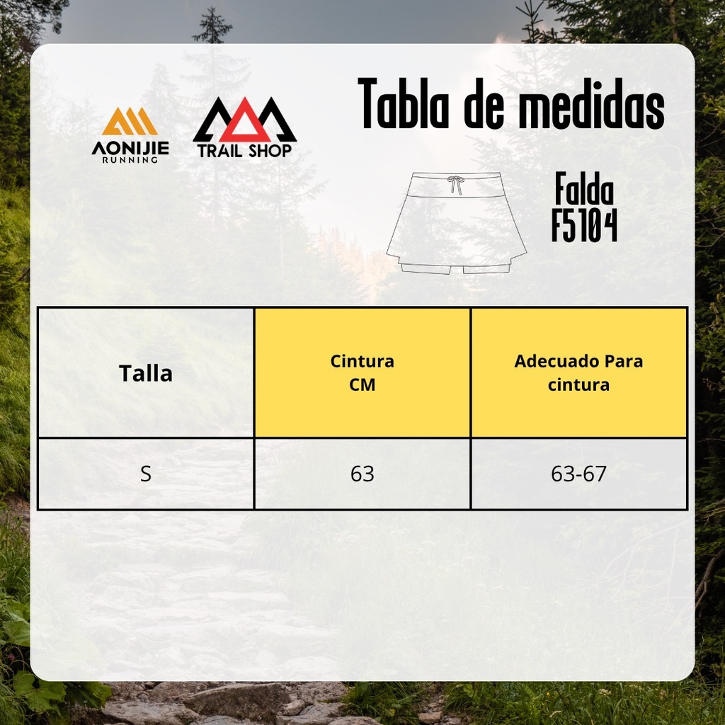TALLA FALDA F5104