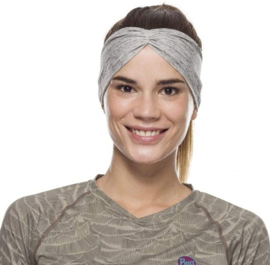 BUFF TAPERED HEADBAND SILVER GREY HTR