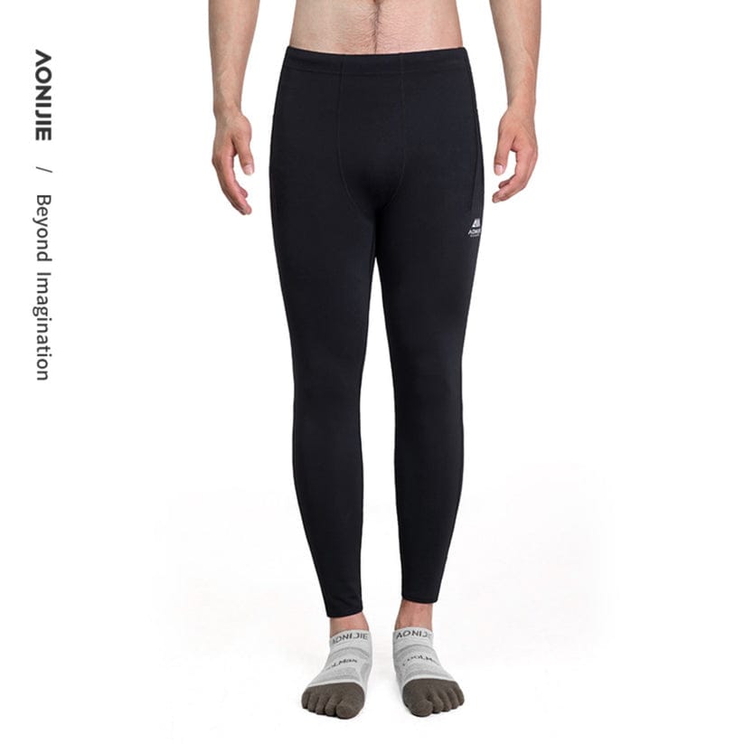 AONIJIE PANTALONES DE COMPRENSION CON FORRO POLAR DEPORTIVO (FM5211)