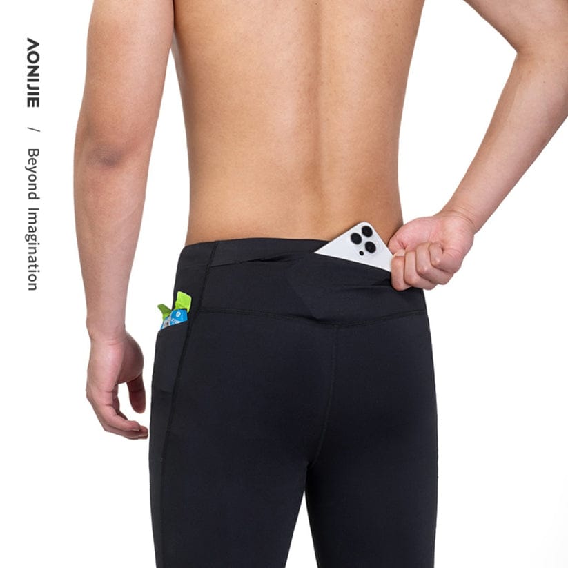 AONIJIE PANTALONES DE COMPRENSION CON FORRO POLAR DEPORTIVO (FM5211)