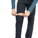 PANTALON DE SENDERISMO PARA HOMBRE, MH500, COLOR NEGRO