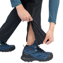 PANTALON DE SENDERISMO PARA HOMBRE, MH500, COLOR NEGRO