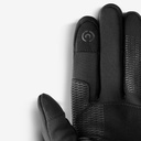 Guantes elásticos táctiles para trekking de montaña - MT500 - negro