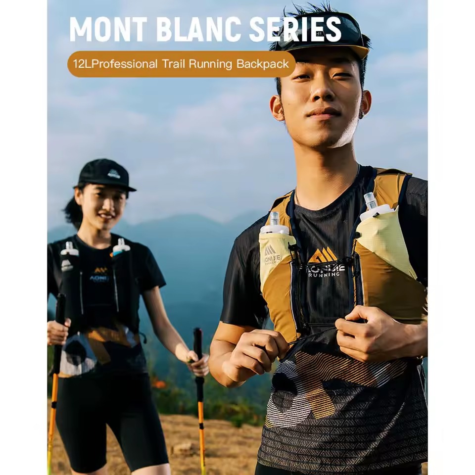 AONIJIE CHALECO DE HIDRATACION MB 12LITROS NEGRO