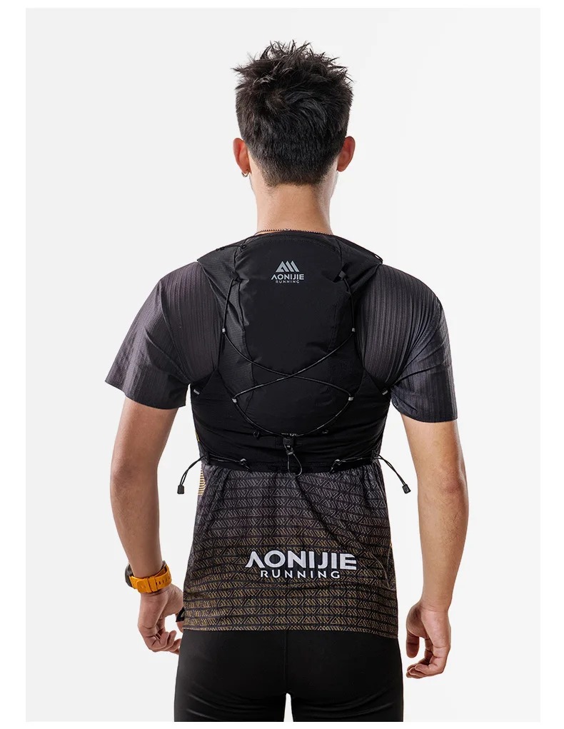 AONIJIE CHALECO DE HIDRATACION MB 12LITROS NEGRO