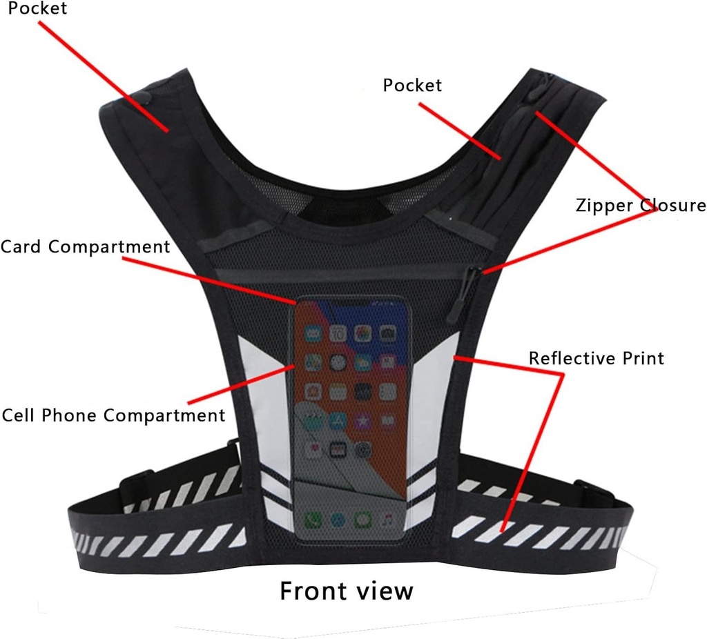 WALLFID CHALECO DE HIDRATACION IMPERMEABLE