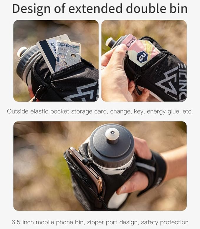 AONIJIE BOTELLA DE AGUA PARA CORRER DE MANO