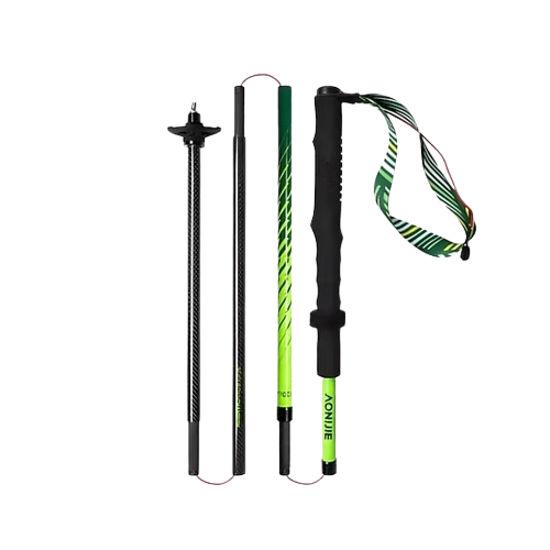 AONIJIE BASTON DE TREKKING PROFESIONAL DE FIBRA DE CARBONO (E4204)