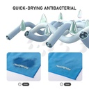Toalla Compacta Naturehike Fitness Antibacterial Quick-drying towel 160x80 blue