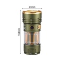 LINTERNA MANO NATUREHIKE GLARE FLASHLIGHT LARGE 2800LM