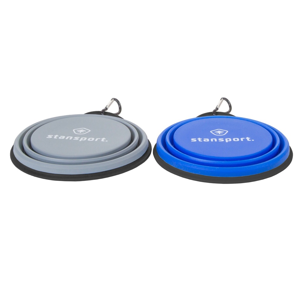 STANSPORT TAZONES COLAPSABLES SILICON TRAVEL BOWLS