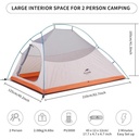 NATUREHIKE CARPA CLOUD UP BASE 2P 210T