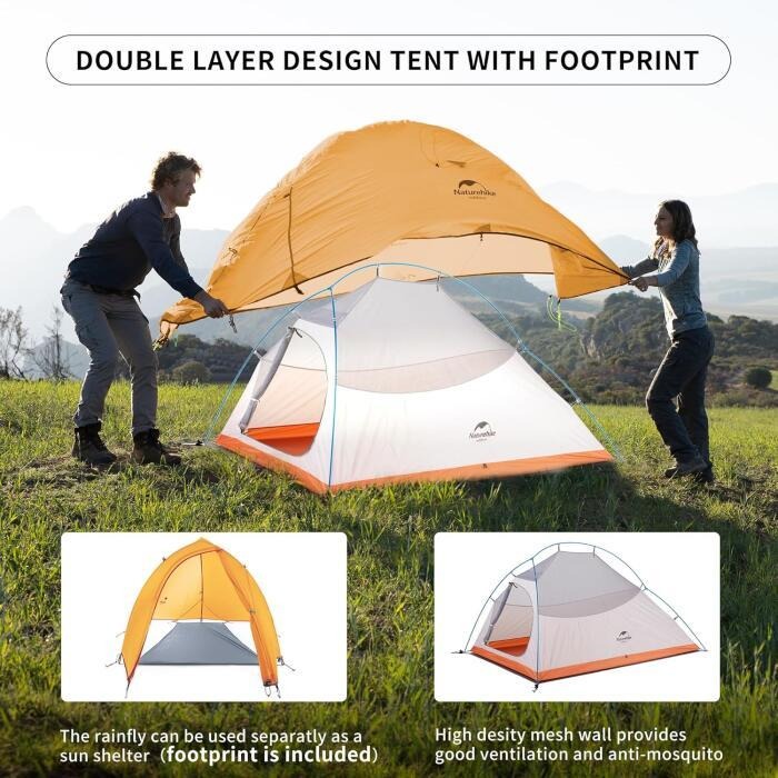 NATUREHIKE CARPA CLOUD UP BASE 2P 210T