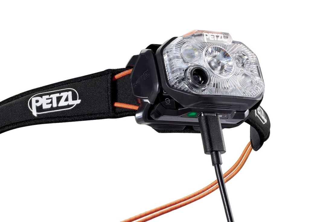 LINTERNA FRONTAL RECARGABLE PETZL SWIFT RL DE 1200 LÚMENES