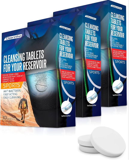 CLEANHIKE PASTILLAS EFERVECENTES LIMPIADORAS